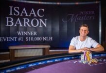 Isaac Baron Wins Event #1: $10,000 NL Hold’em 2019 Poker Masters