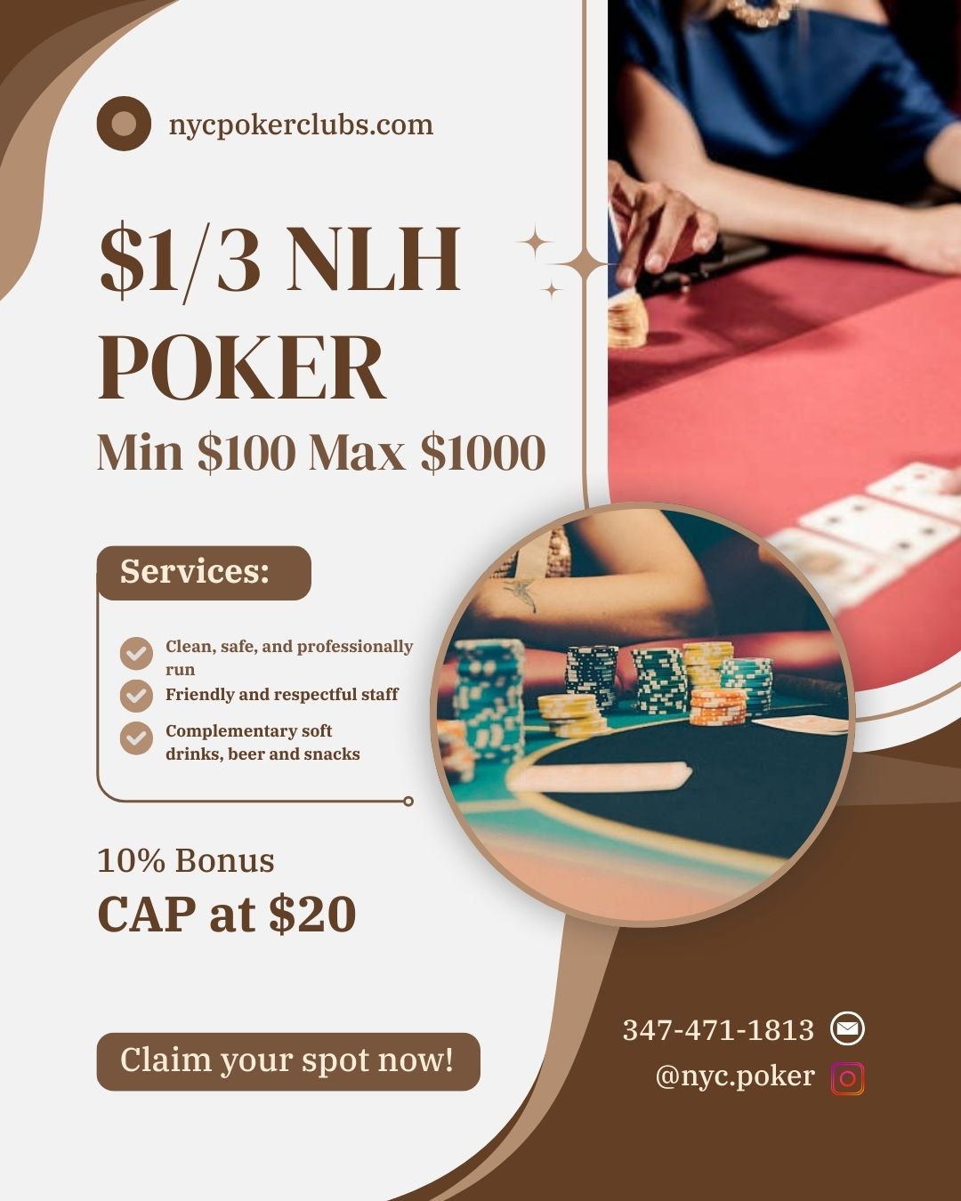 Manhattan poker games