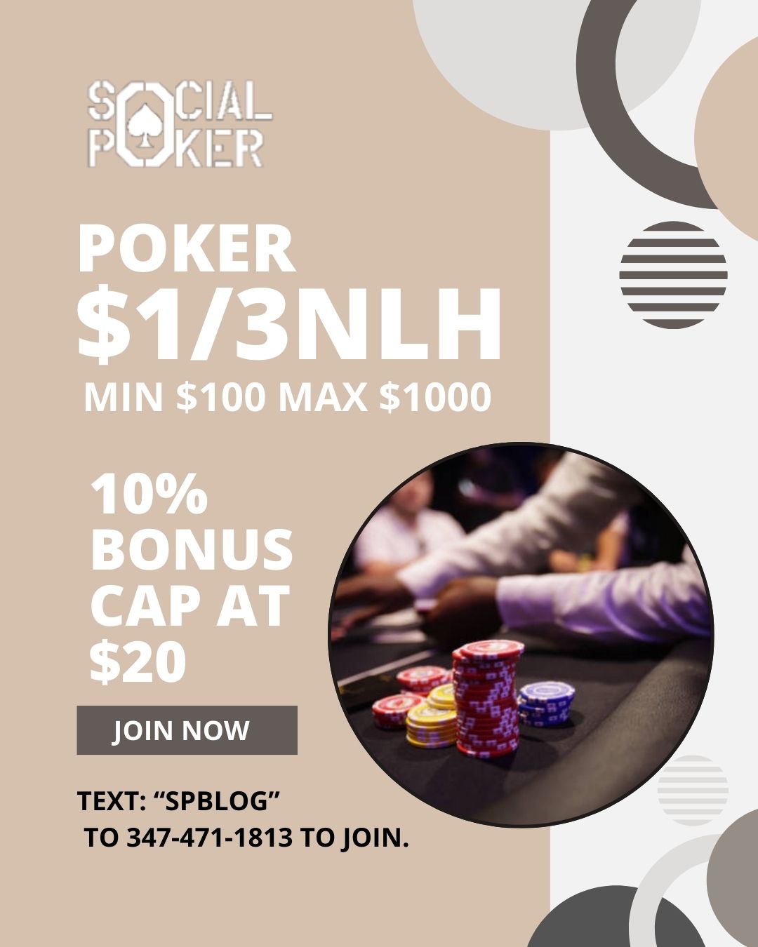 $1/3 NLH Games in Manhattan